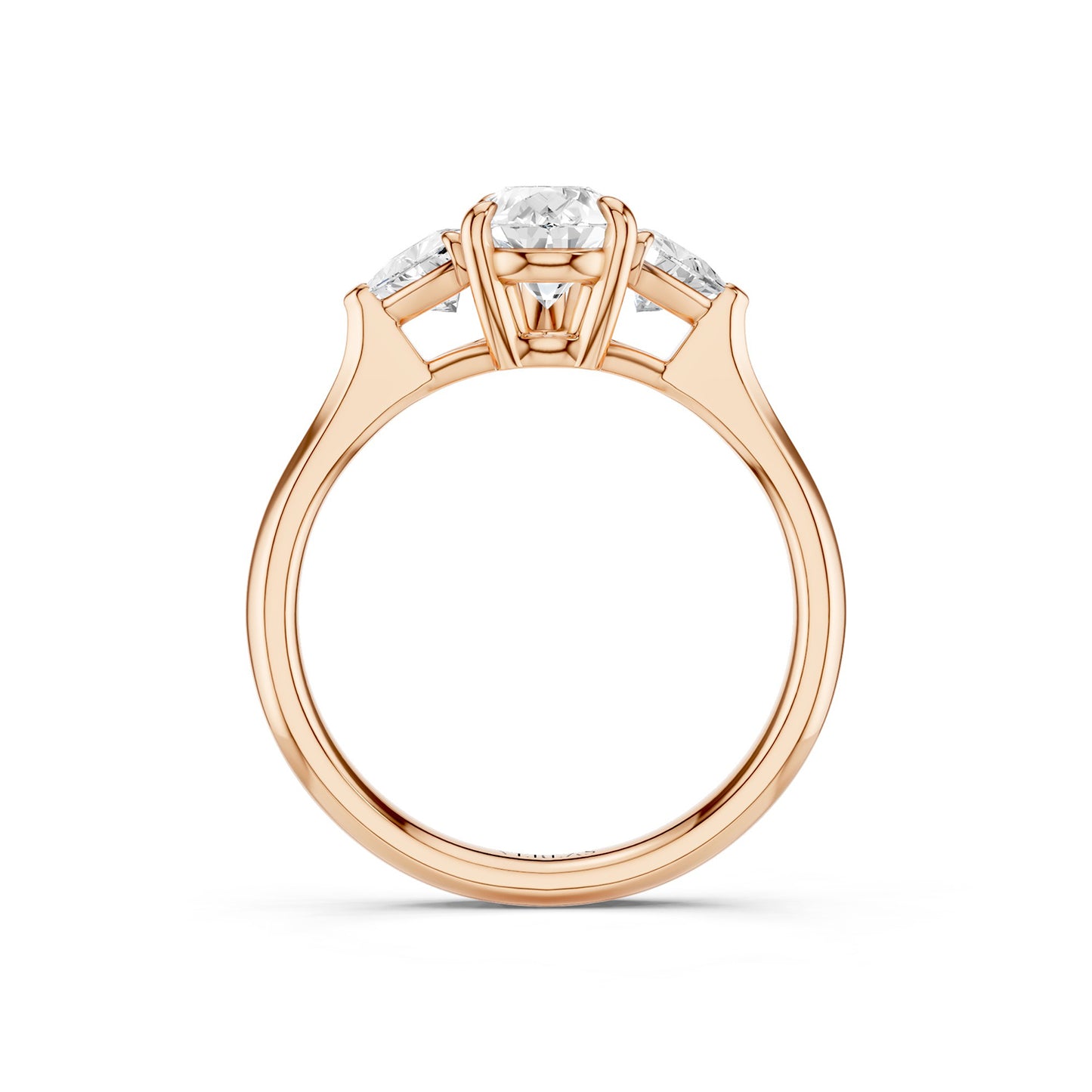 Pear - Trillion Trinity Diamond Ring