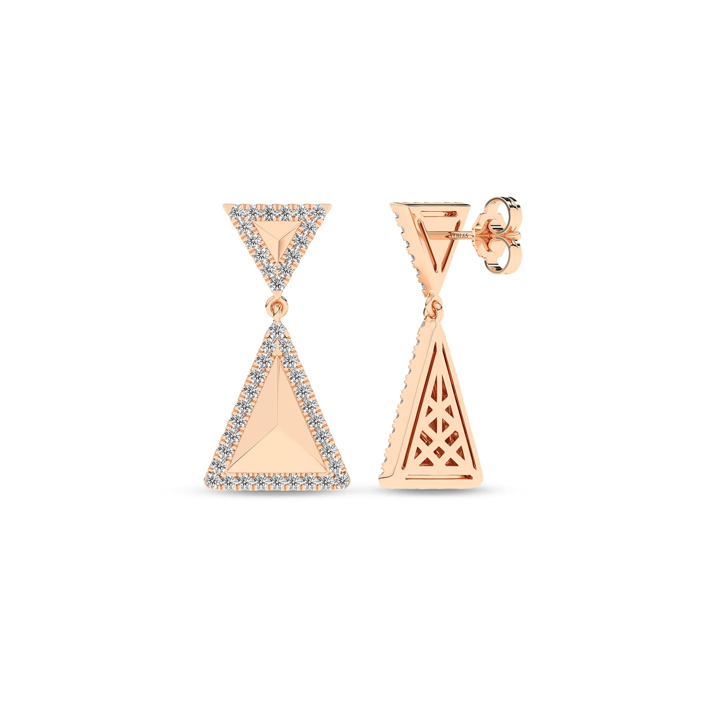 Pyramid Luxe Contour Earrings