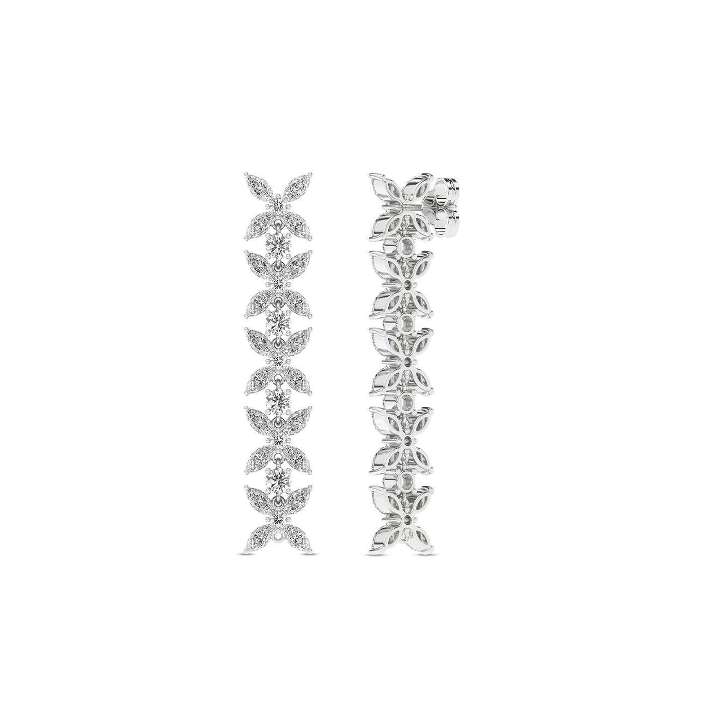 Alyssa Marquise Cascading Dangler Earrings