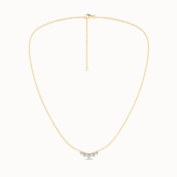 5-Stone Diamond Necklace