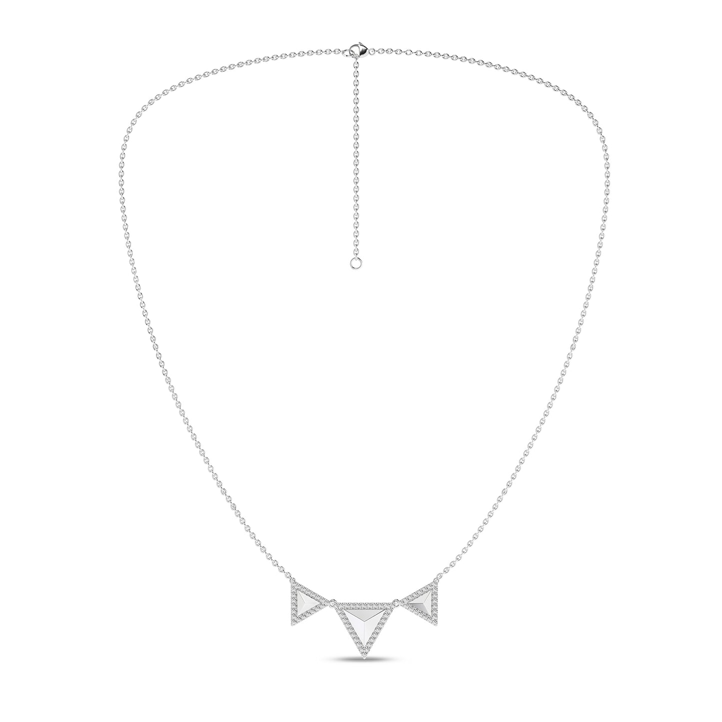 Pyramid Trois Pendant Necklace