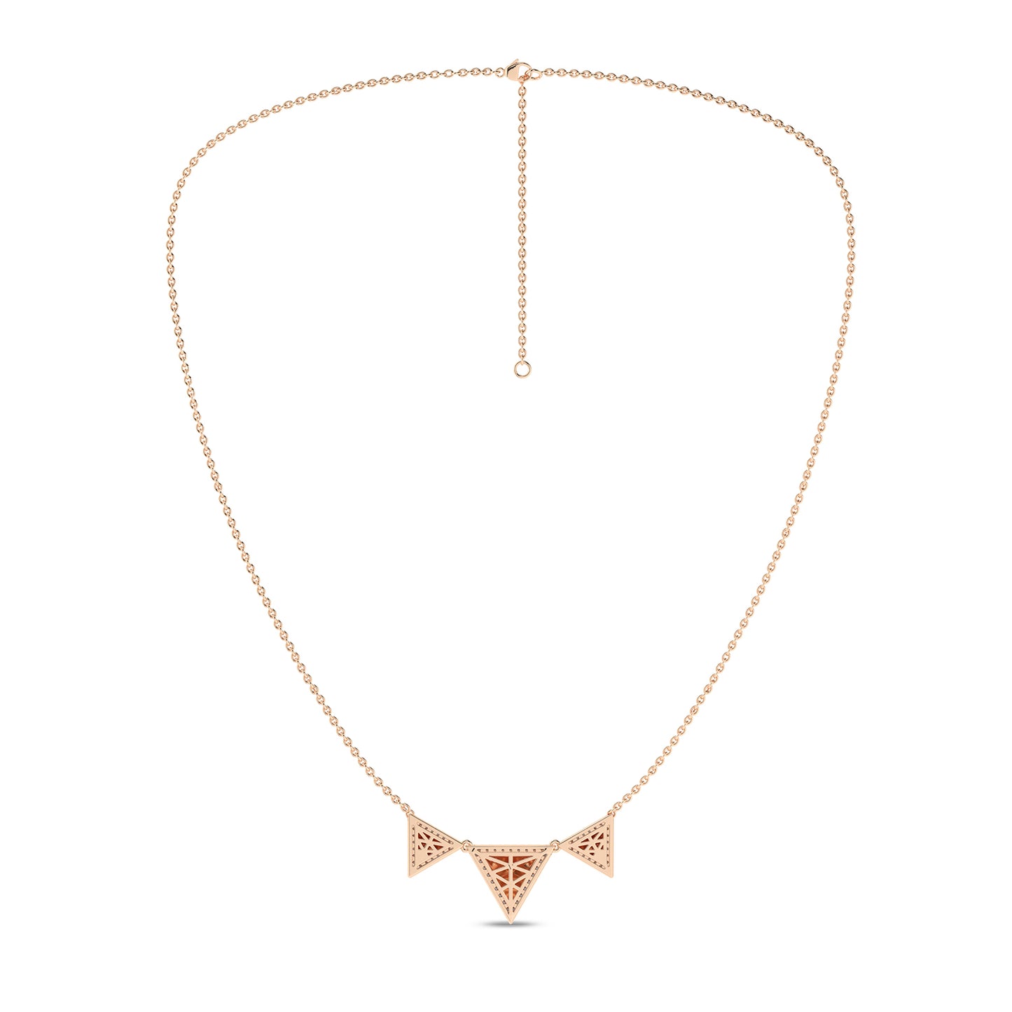 Pyramid Trois Pendant Necklace