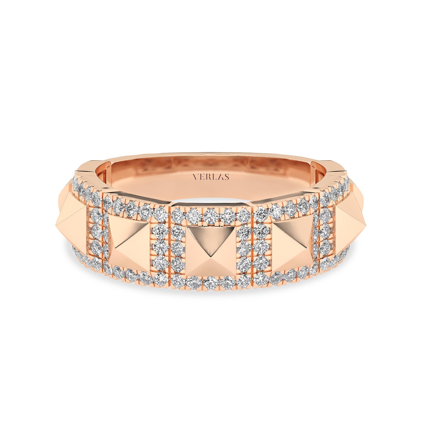 Pyramid Luxe Geometric Statement Band