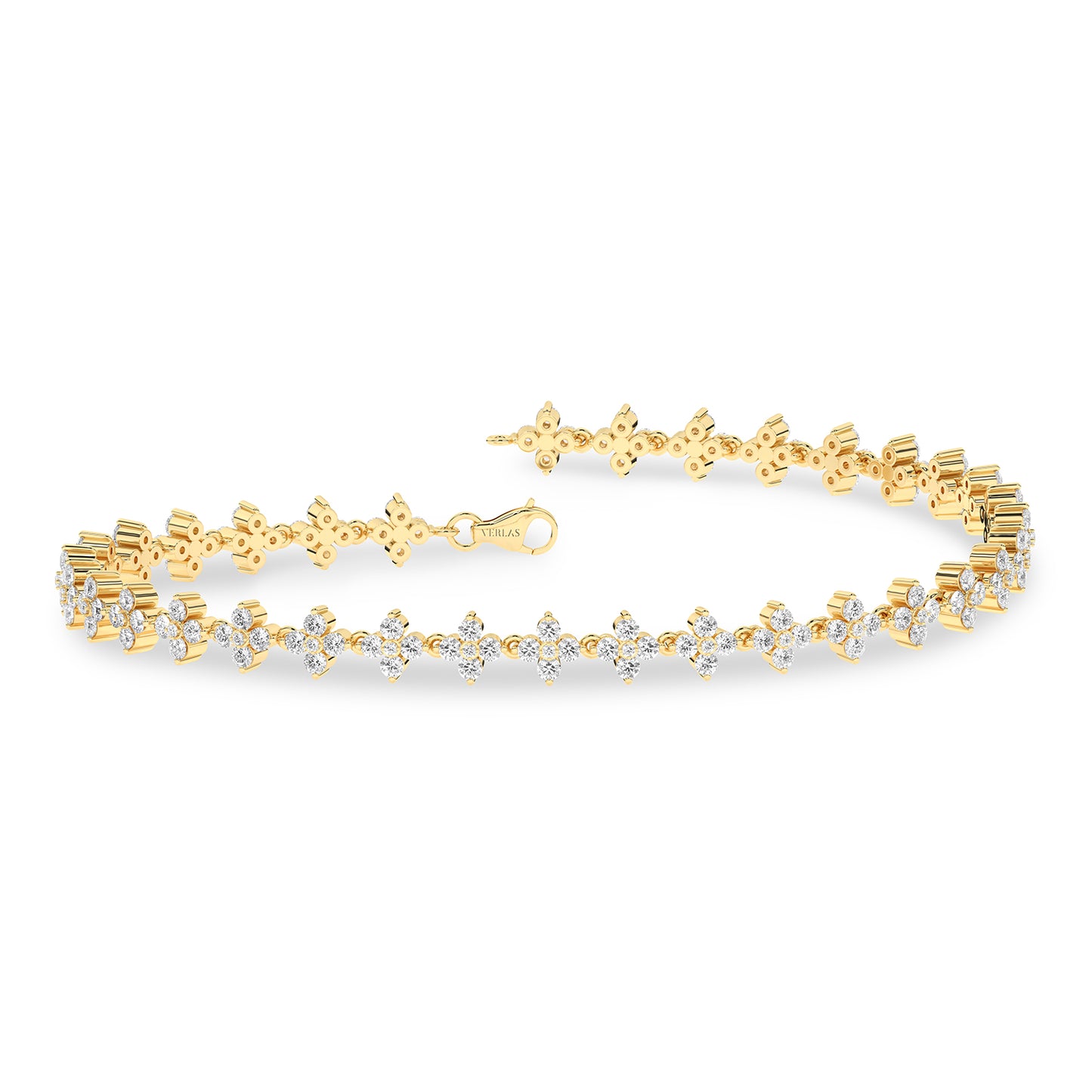 Alyssa Blossom Tennis Bracelet_Product Angle_PCP Main Image