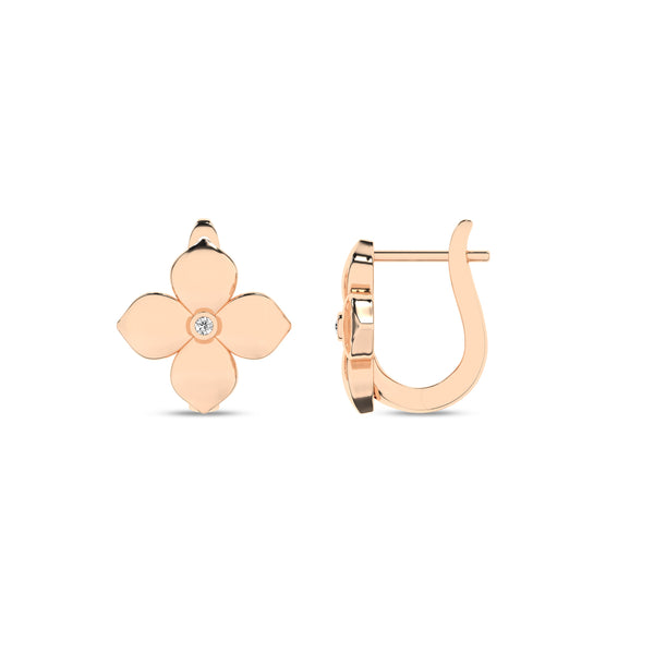 La Fleur Diamond Huggie Hoops