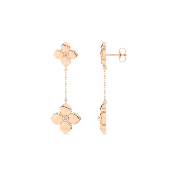 La Fleur Diamond Drop Earrings