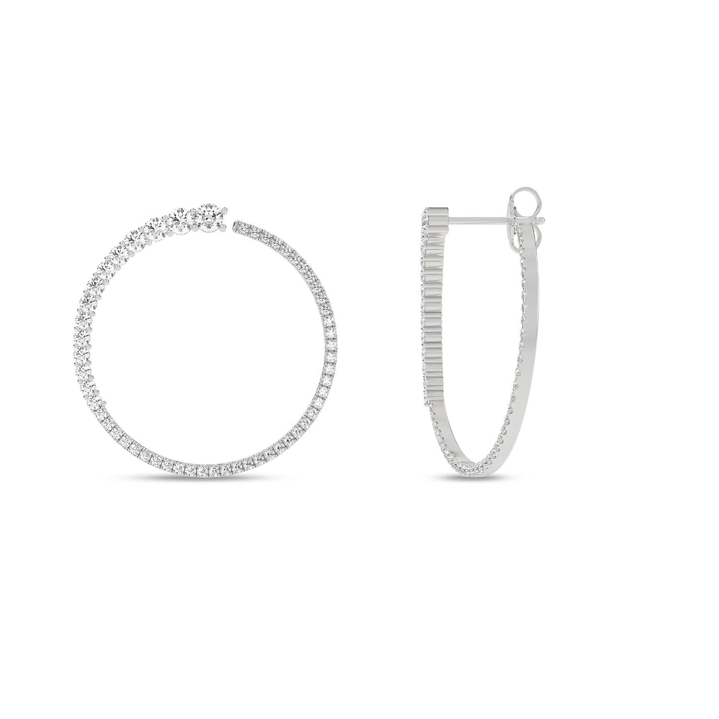 Graduated Sundrop Bardot Hoops