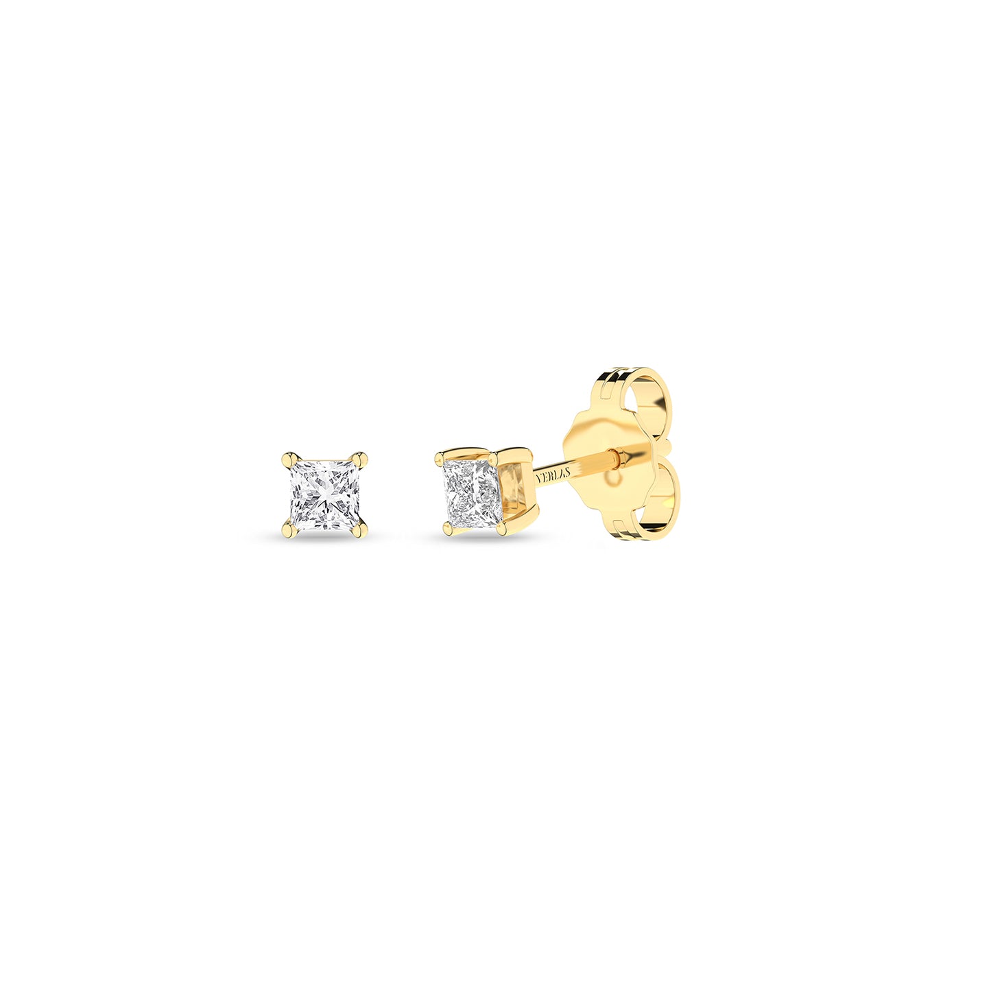 Princess Solitaire Studs