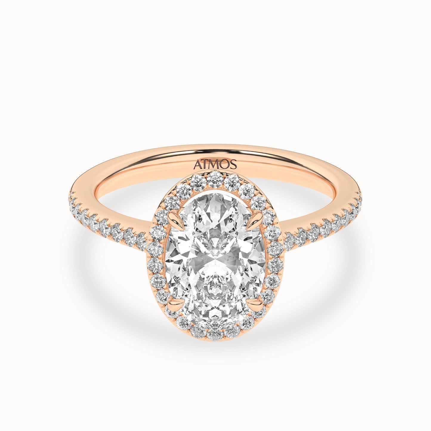 Ellipse Signature Halo Ring