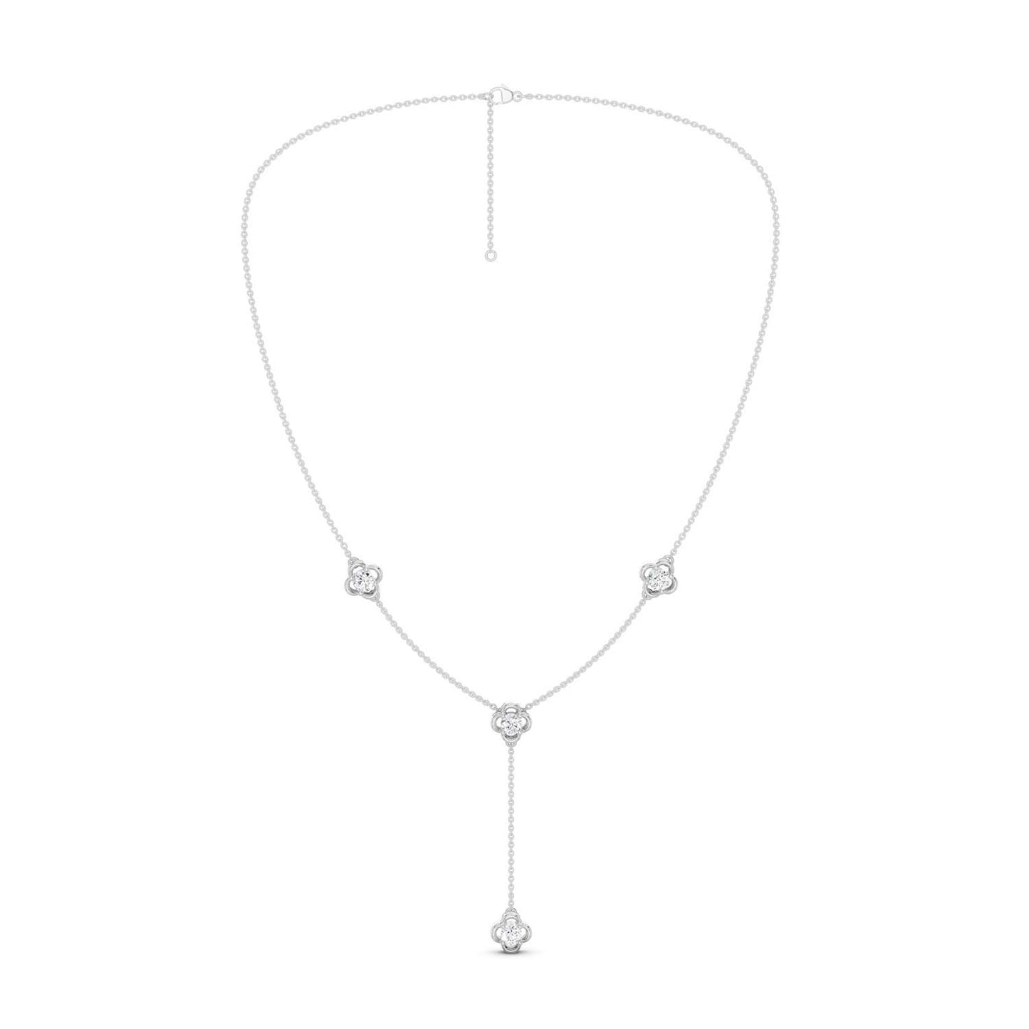 Viola Stationed Y Necklace