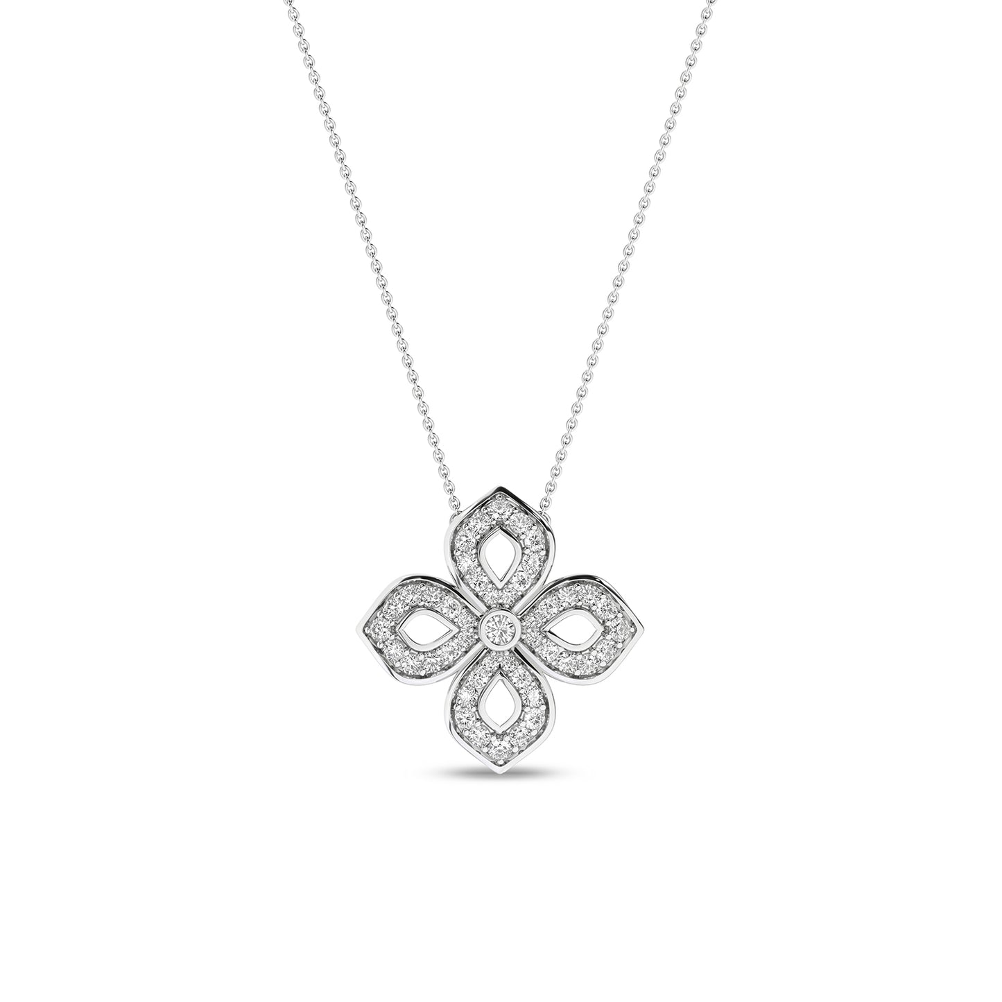 La Fleur Diamond Silhouette Necklace