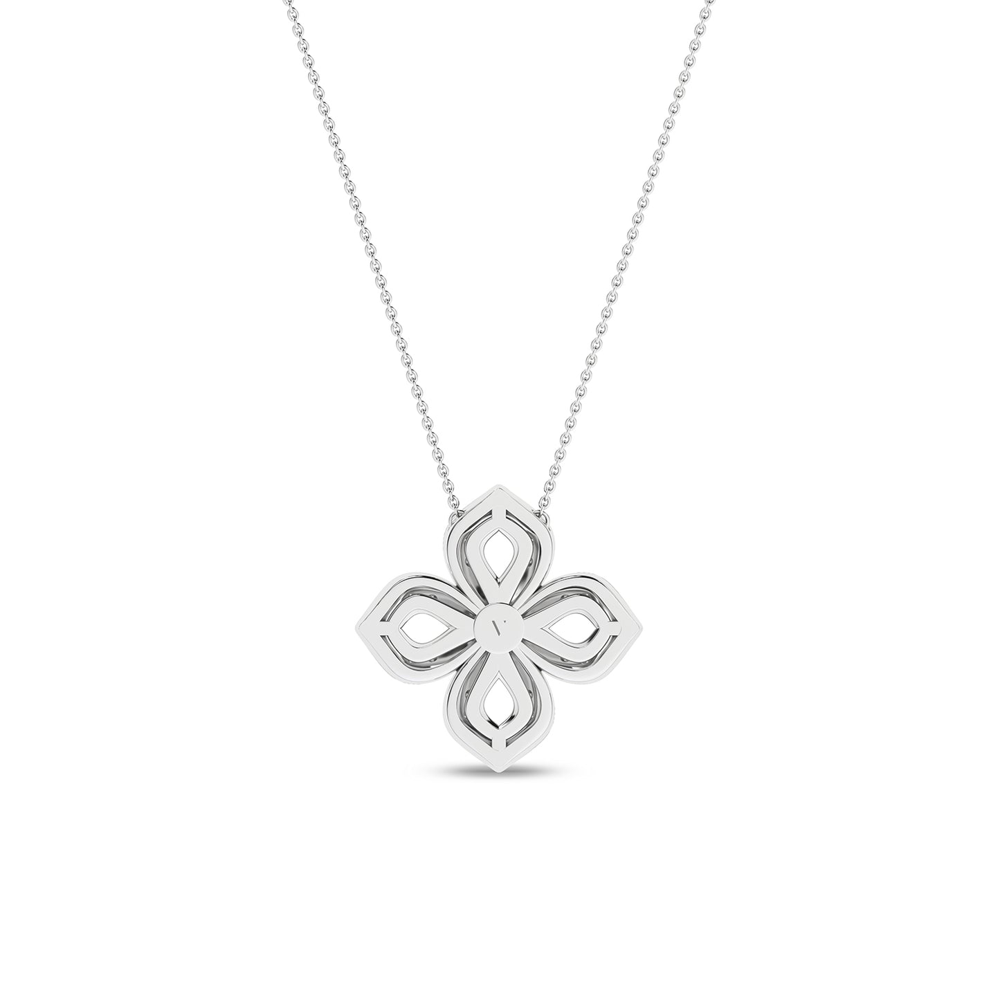 La Fleur Diamond Silhouette Necklace
