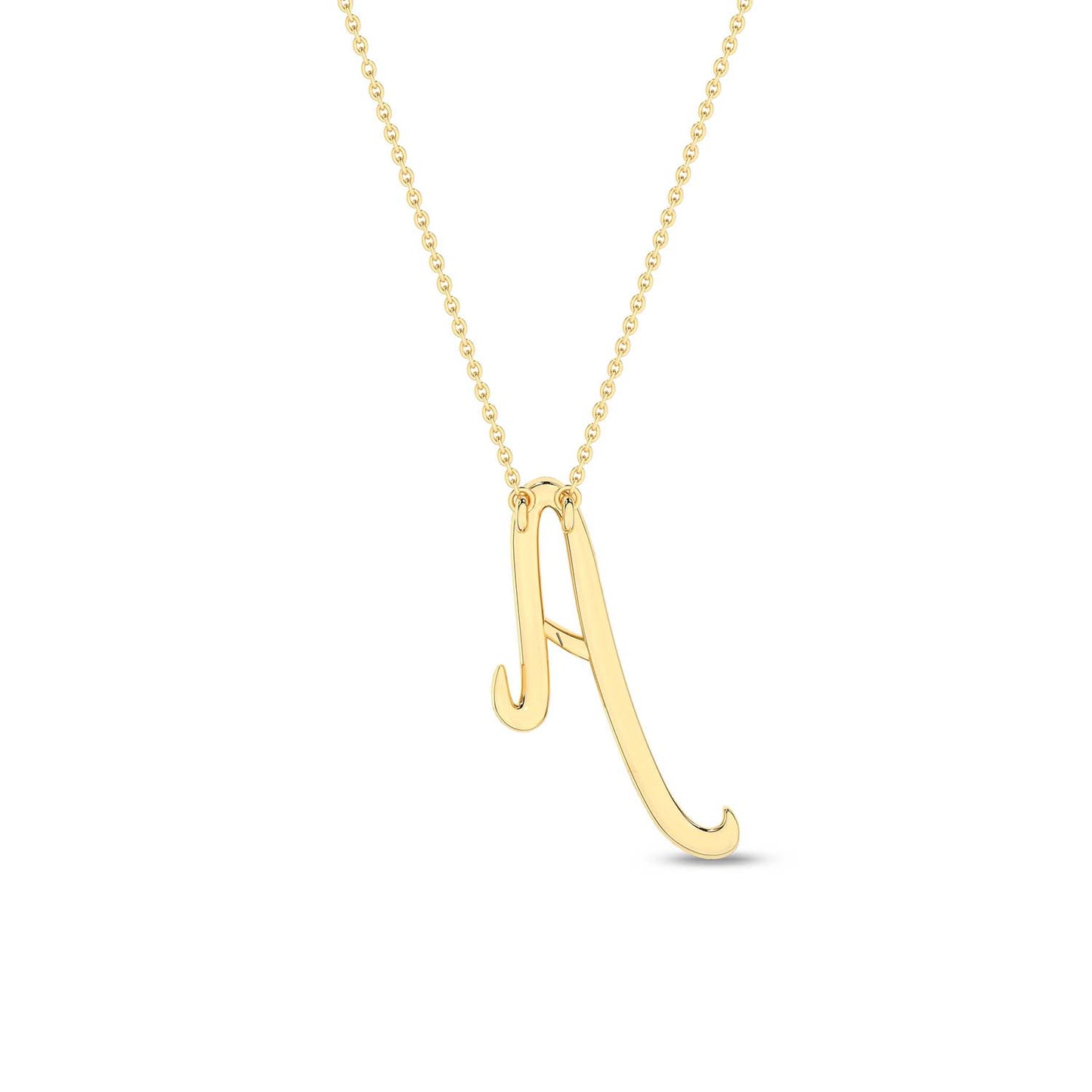 Signature Diamond Alphabet Necklace