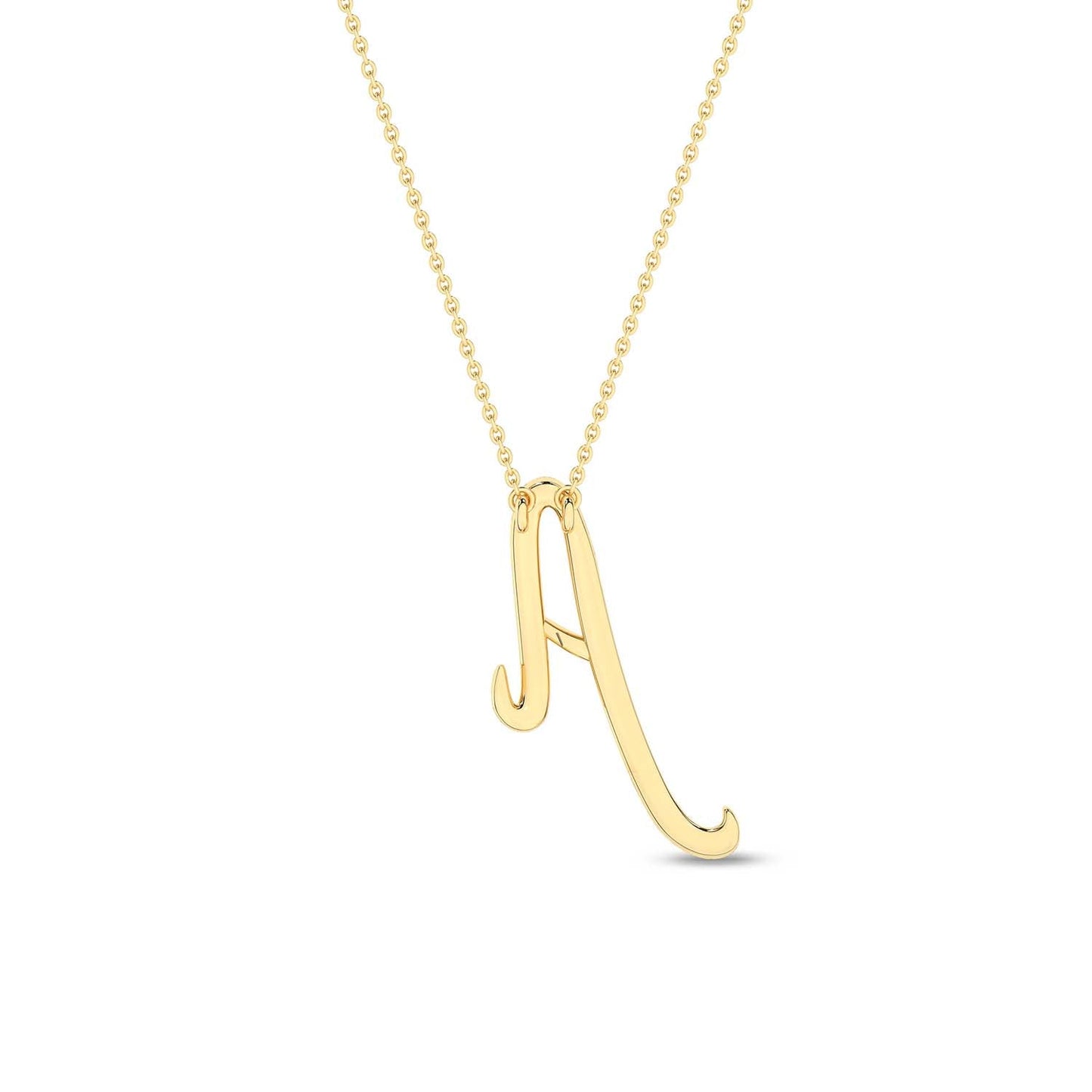 Signature Diamond Alphabet Necklace