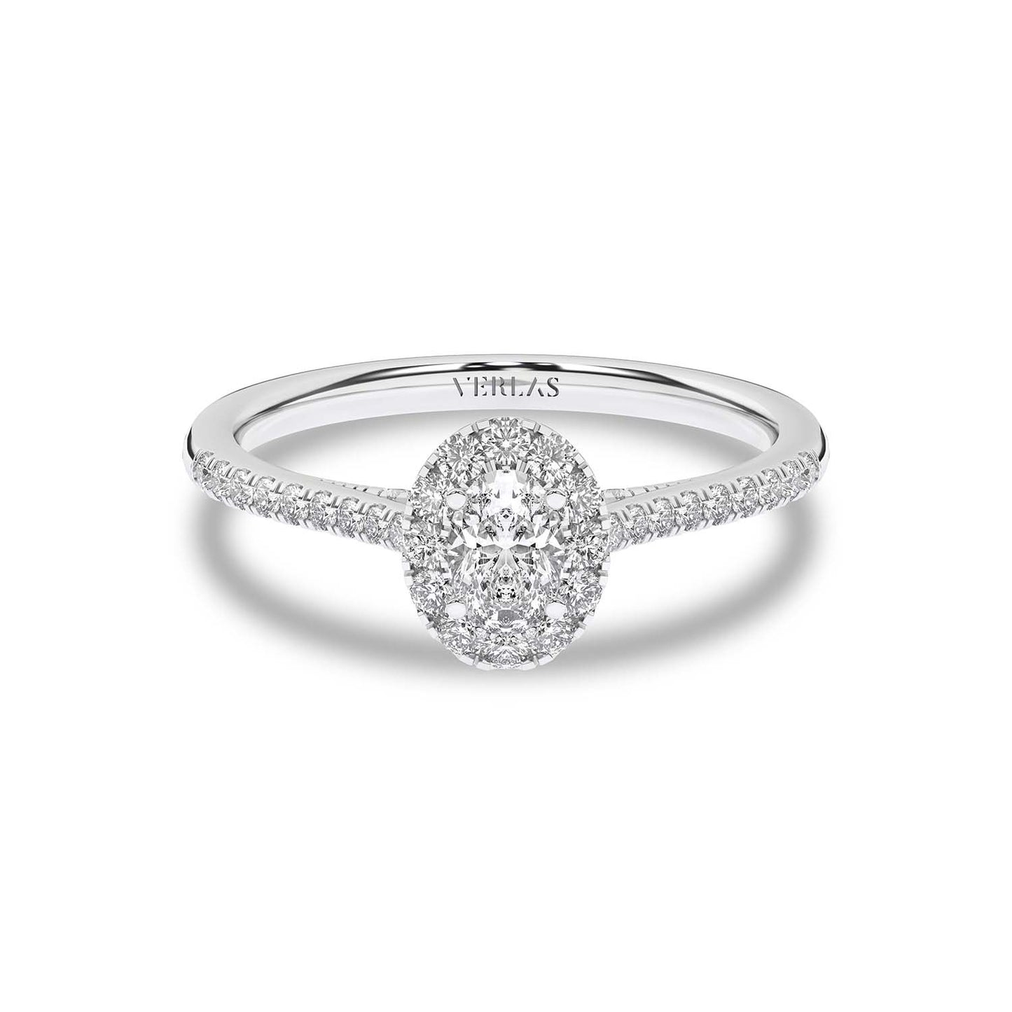 Signature Ellipse Halo Ring