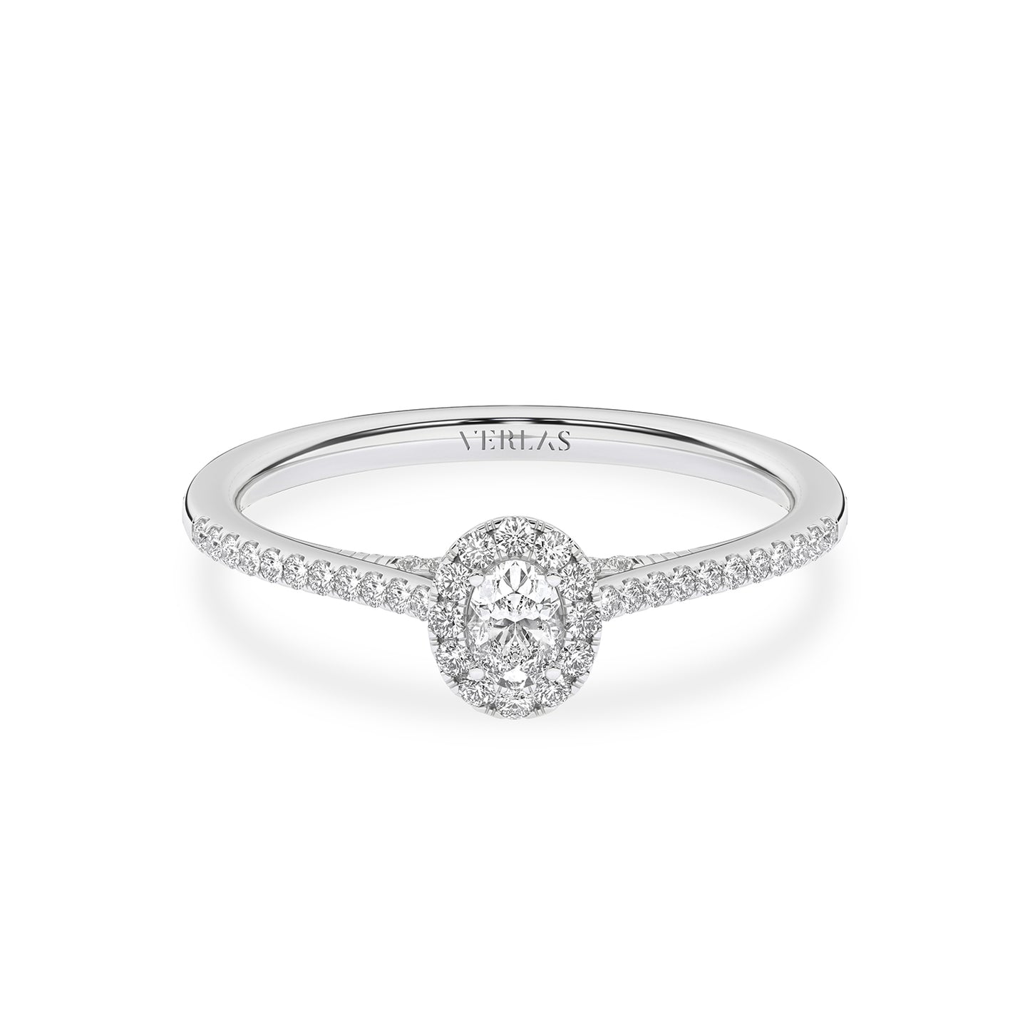 Signature Ellipse Halo Ring