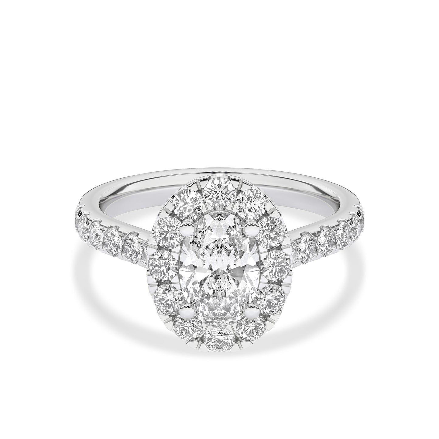 Signature Ellipse Halo Ring