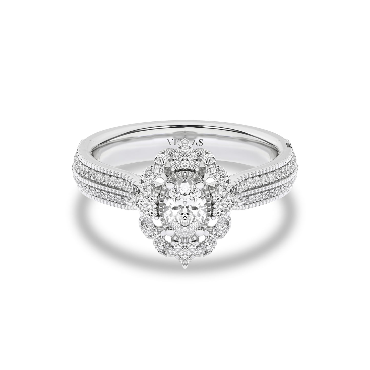 Ornate Ellipse Ring