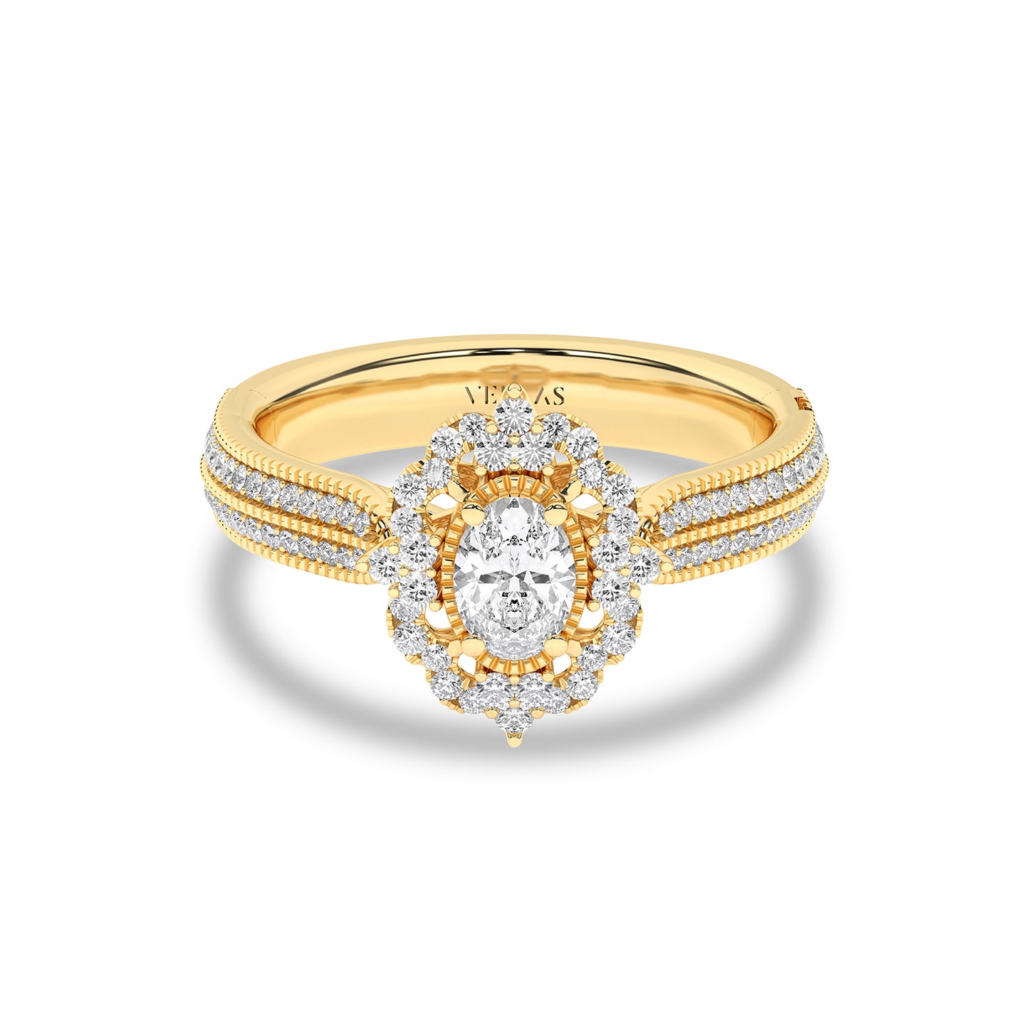 Ornate Ellipse Ring