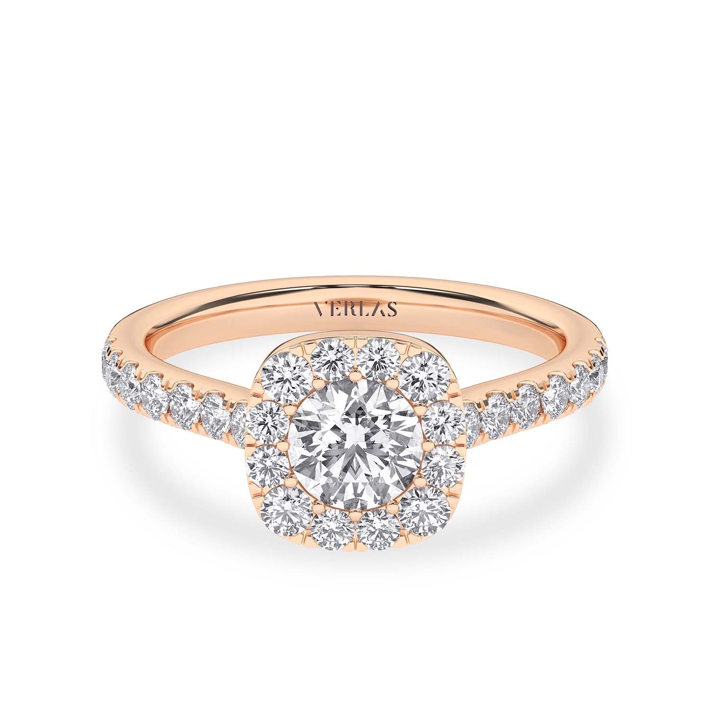 Signature Iconic Round-Princess Halo Ring