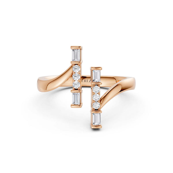 Coupled Diamond Bar North-South Ring