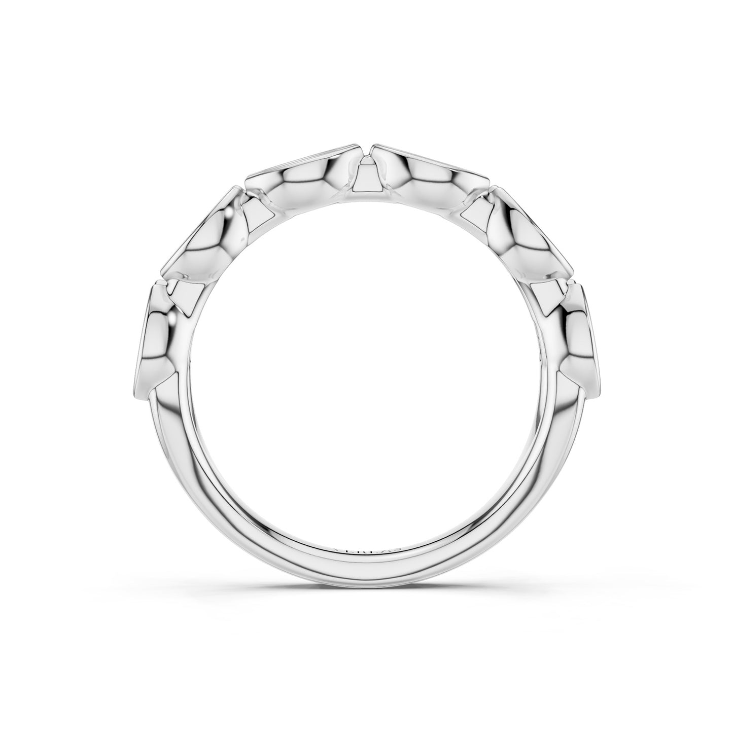Two-Tier Marquise Bezel-Set Diamond Band