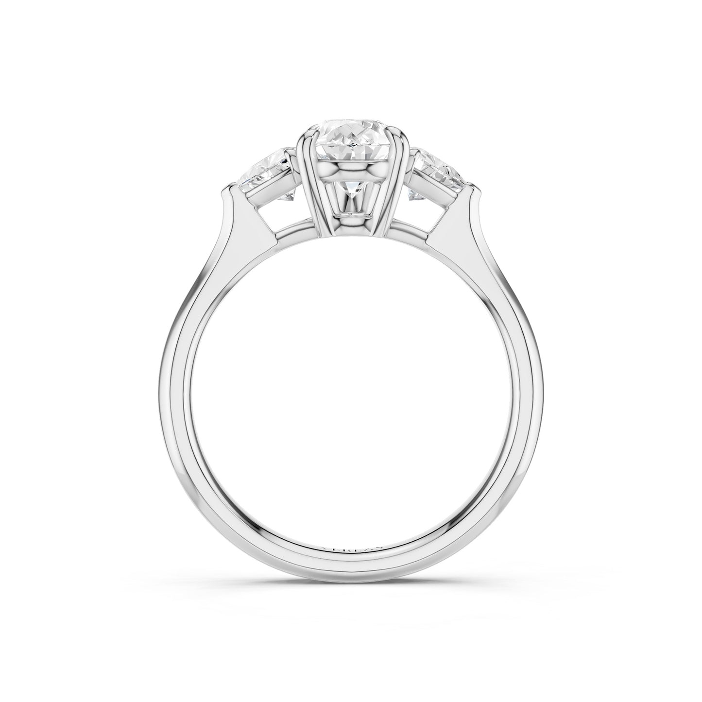 Pear - Trillion Trinity Diamond Ring