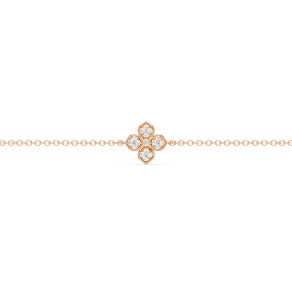 La Fleur Diamond Radiant Stationed Bracelet