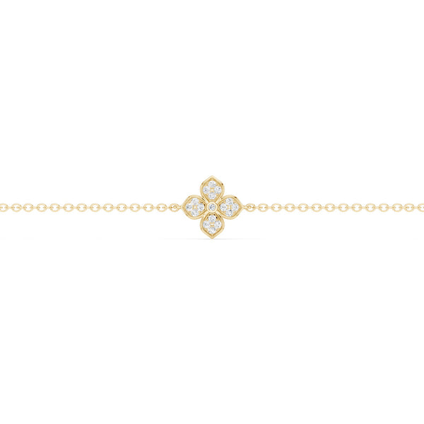 La Fleur Diamond Radiant Stationed Bracelet
