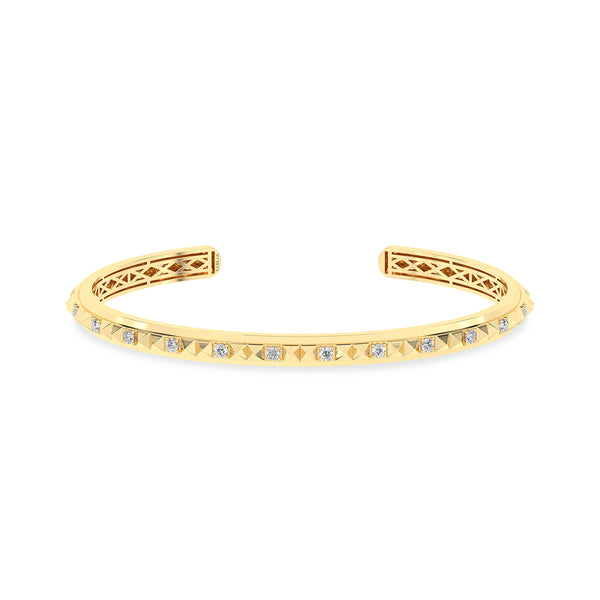 Pyramid Luxe Cuff Bracelet