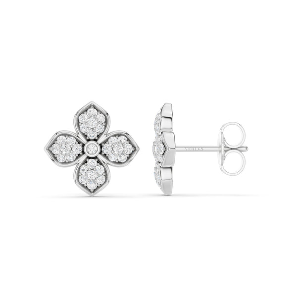 La Fleur Diamond Radiant Studs