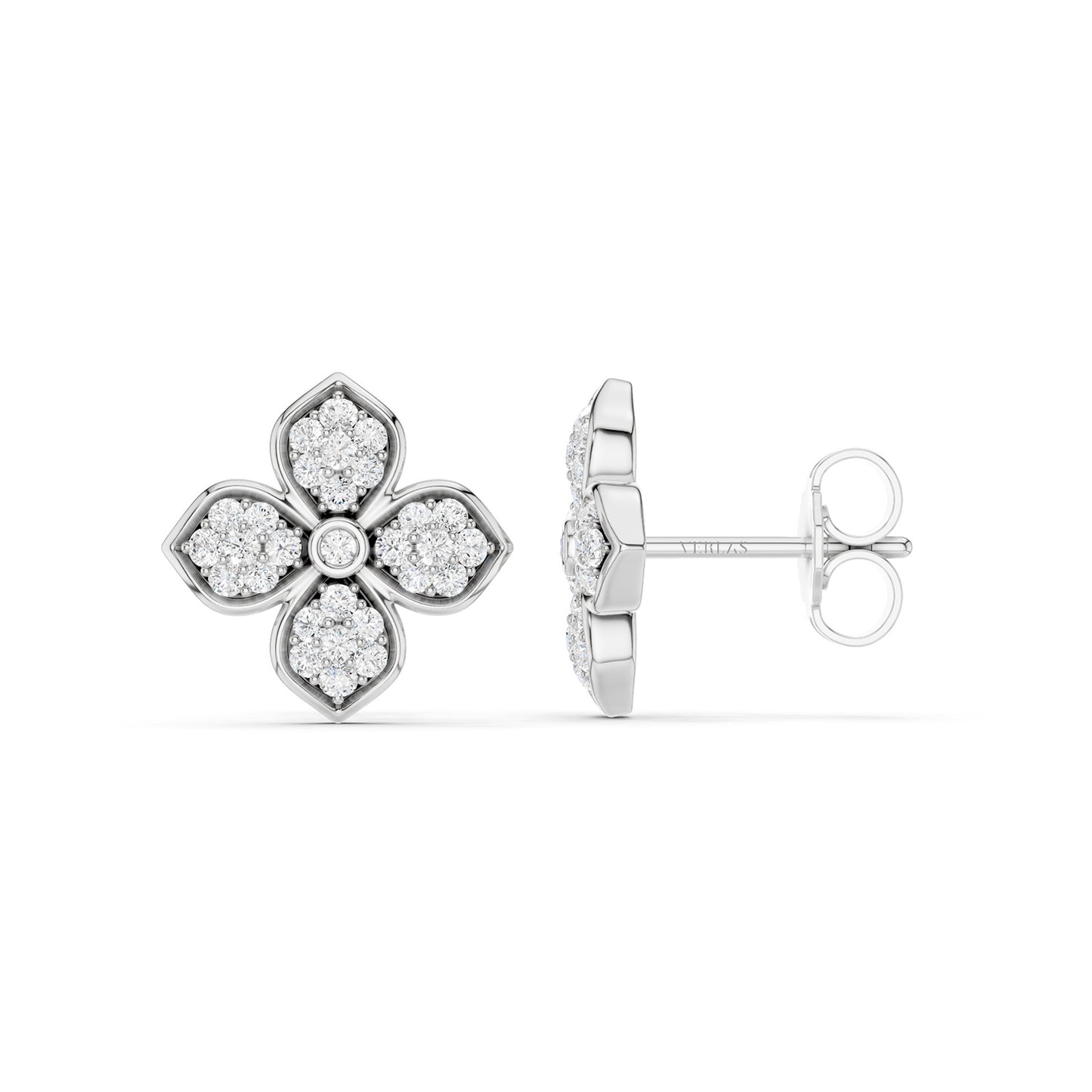 La Fleur Diamond Radiant Studs