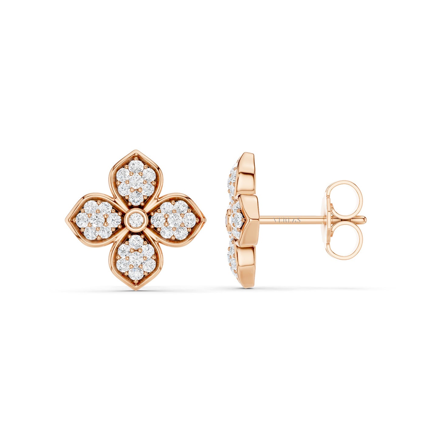 La Fleur Diamond Radiant Studs