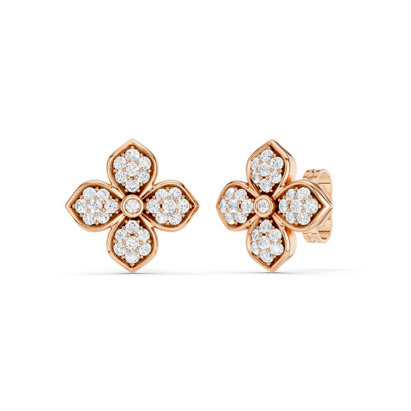 La Fleur Diamond Radiant Studs