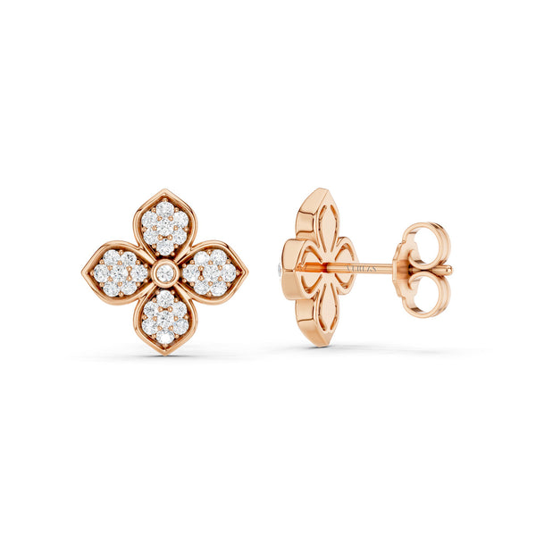 La Fleur Diamond Radiant Studs