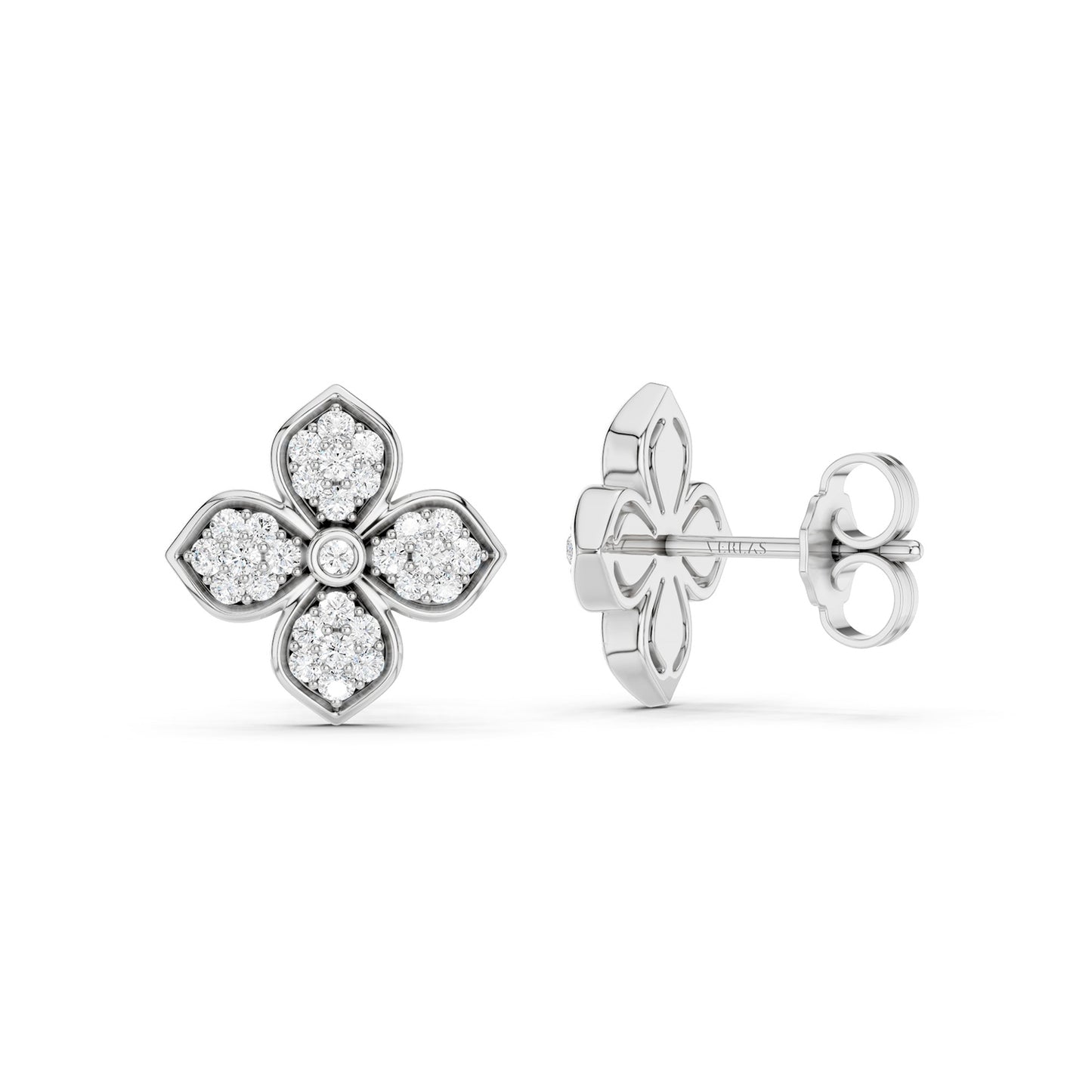 La Fleur Diamond Radiant Studs