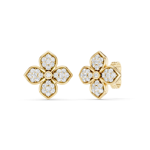 La Fleur Diamond Radiant Studs