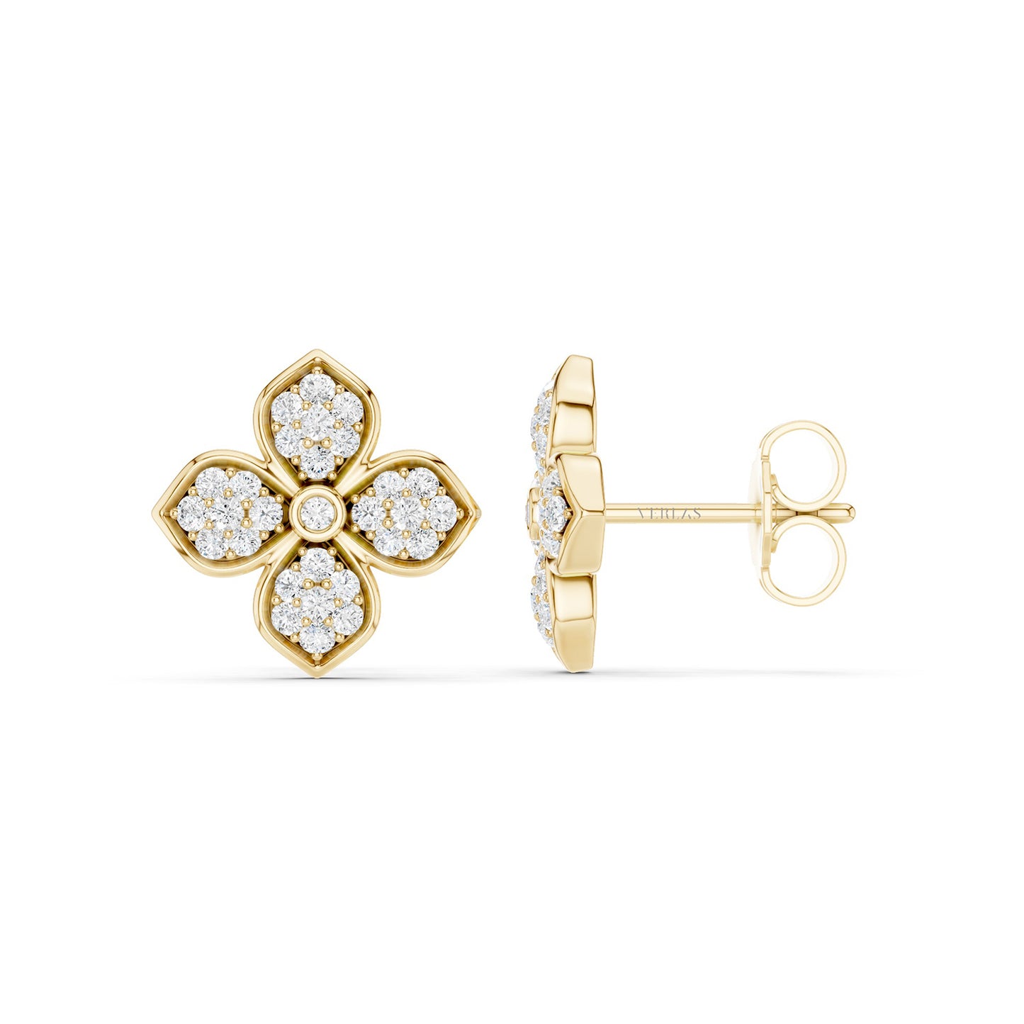 La Fleur Diamond Radiant Studs