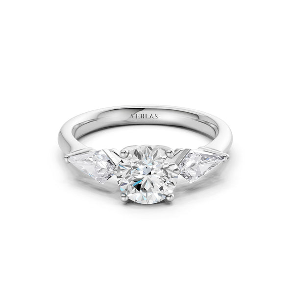 Round - Kite Trinity Diamond Ring