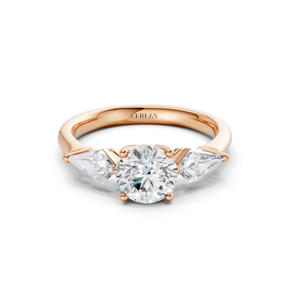 Round - Kite Trinity Diamond Ring