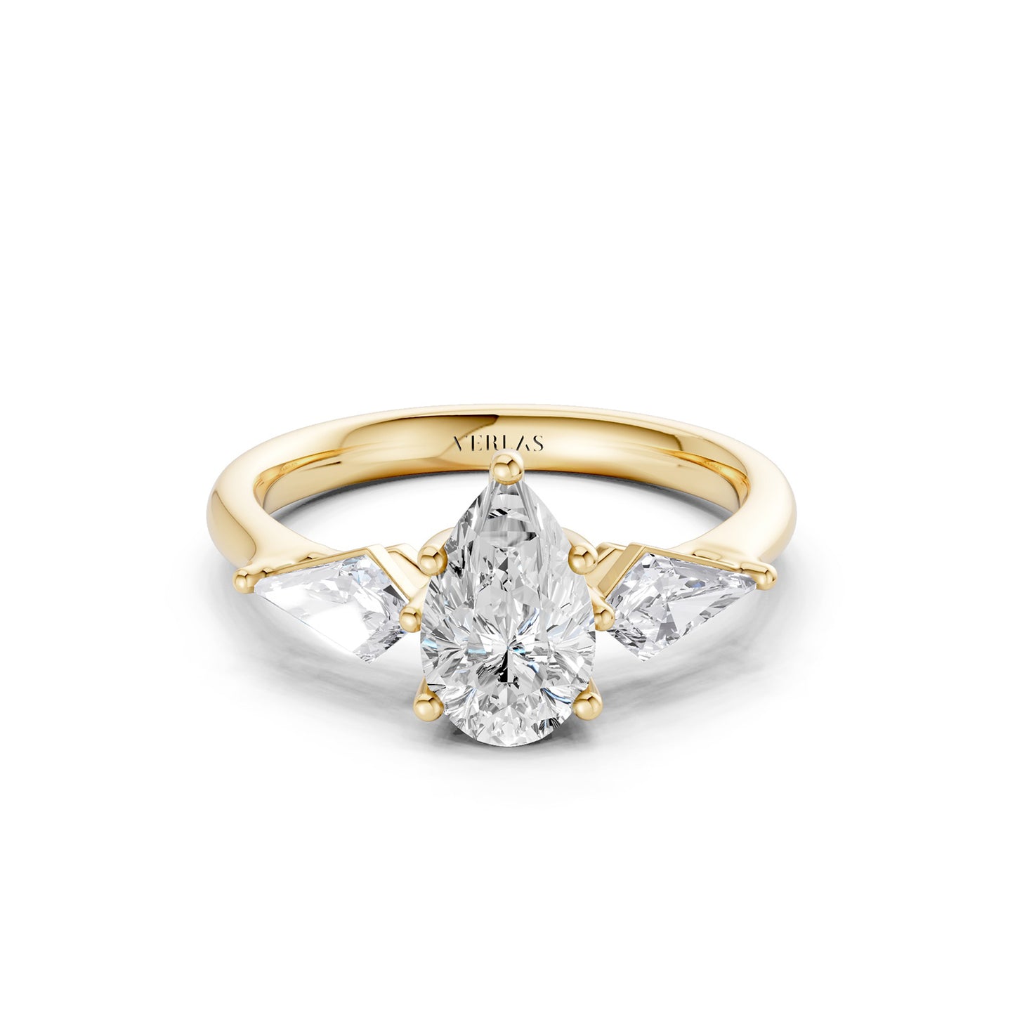 Pear - Kite Trinity Diamond Ring