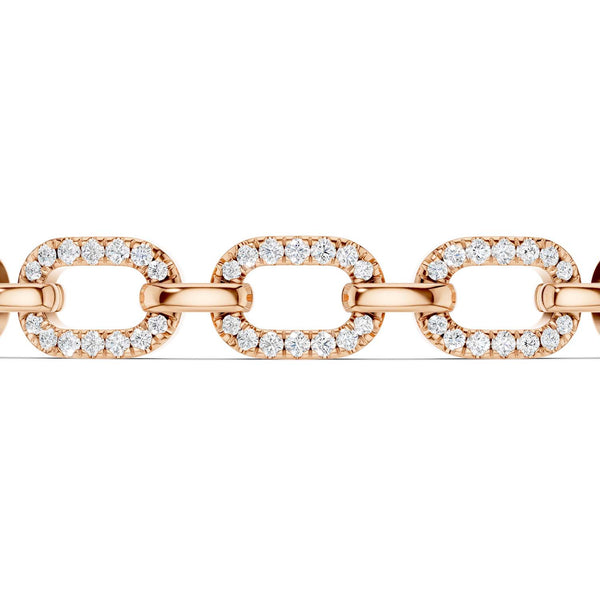 Together Forever 5-Diamond Links Bolo Bracelet