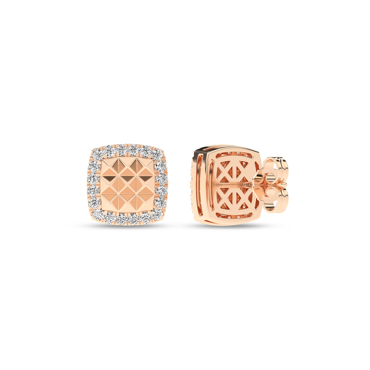 Pyramid Radiant Diamond Studs