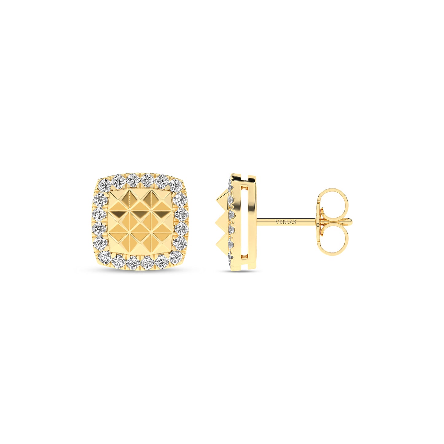 Pyramid Radiant Diamond Studs