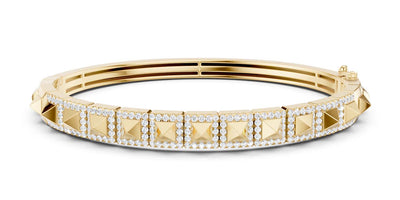 Pyramid Luxe Geometric Bangle