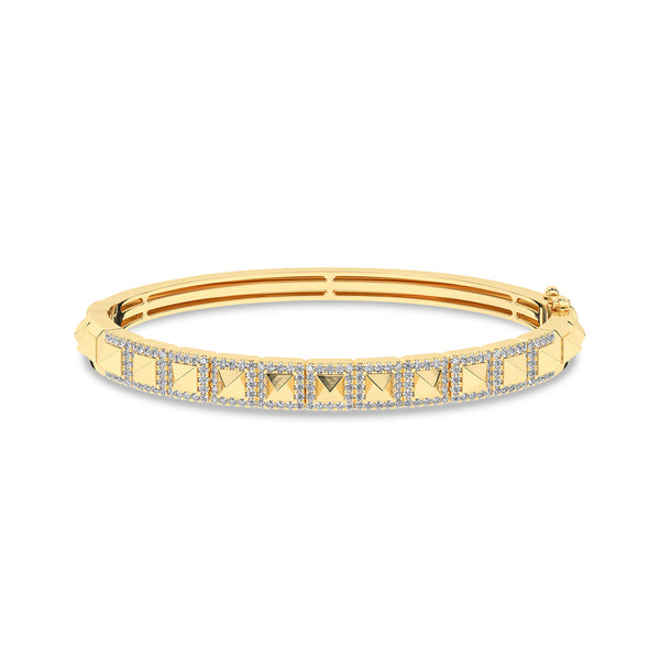 Pyramid Luxe Geometric Bangle