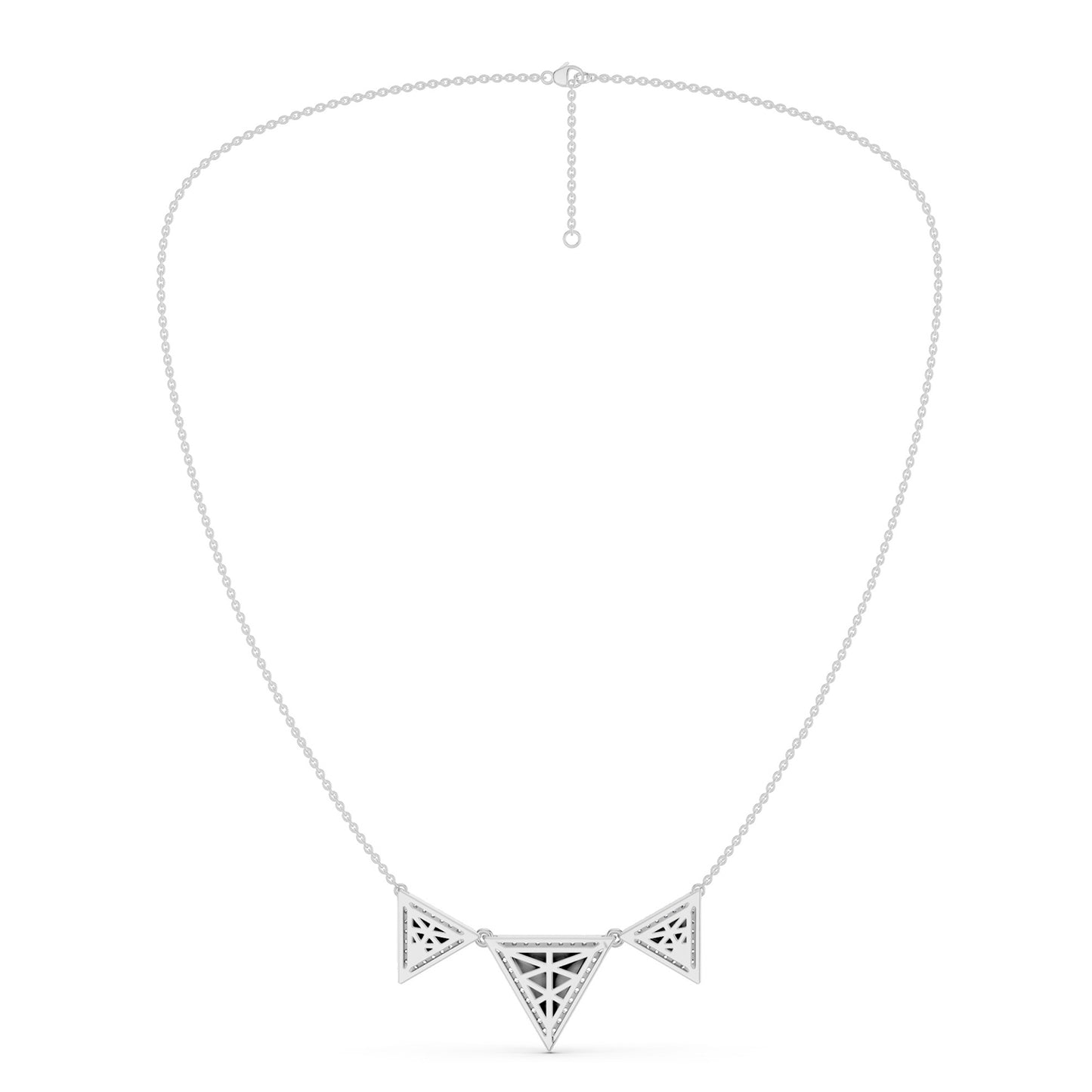 Pyramid Trois Pendant Necklace