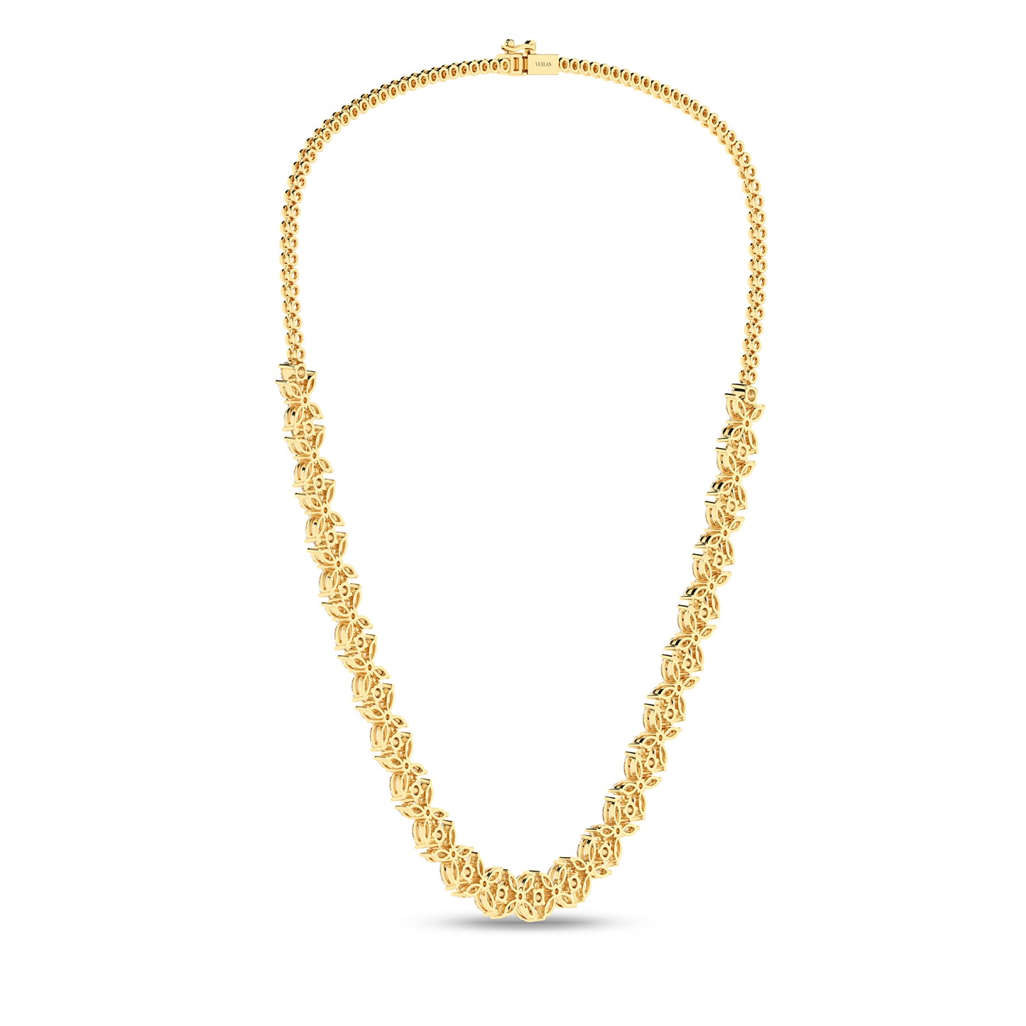 Alyssa Marquise Radiant Tennis Necklace