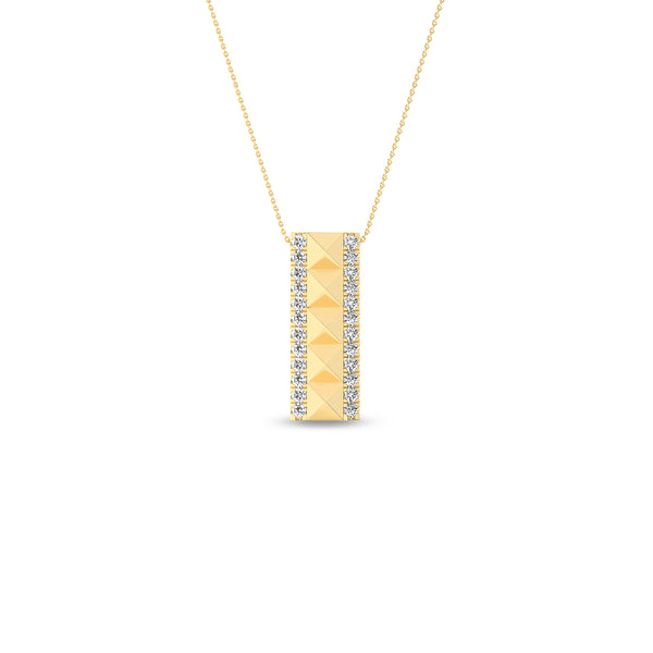 Cascading Pyramid Pendant Necklace