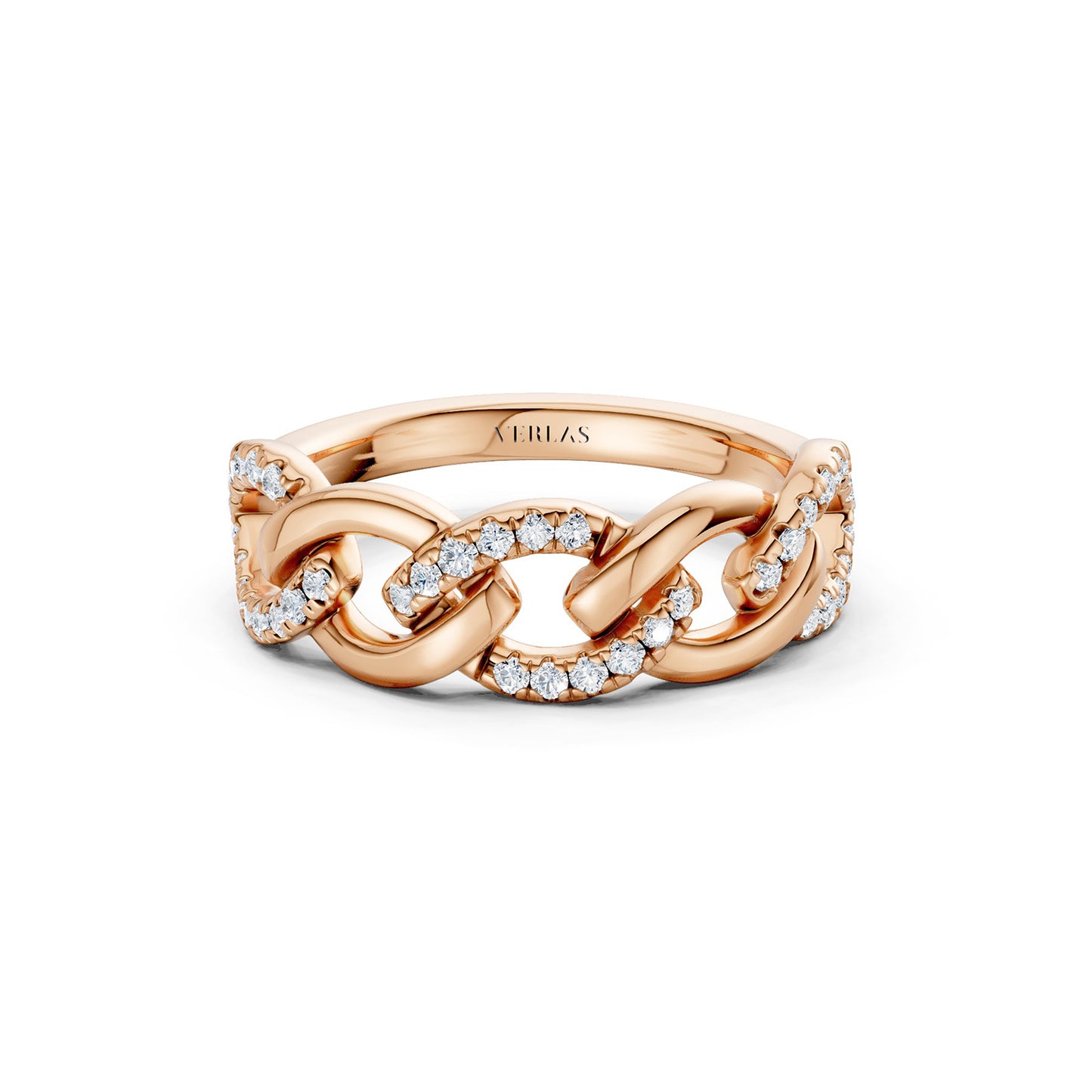 Cascading Diamond Link Band